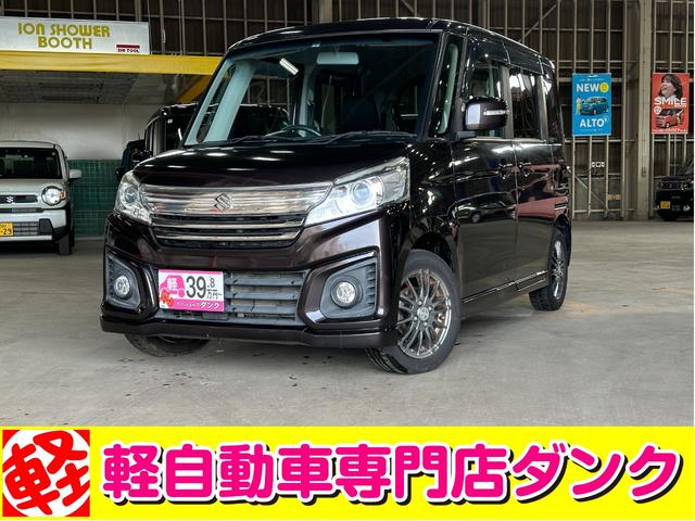 スペーシアカスタム(スズキ) ＧＳ　２年保証　４ＷＤ　ＣＶＴ　予防整備＆下回り防錆処理　ナビ　片側パワースライドドア 中古車画像