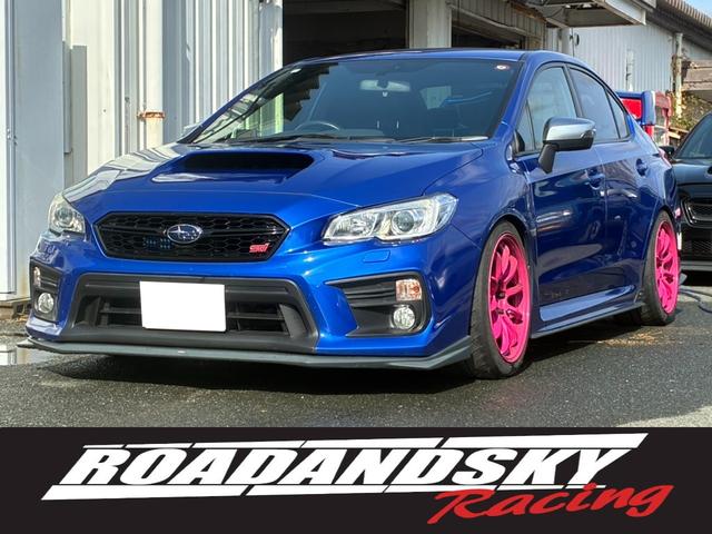 ＷＲＸ ＳＴＩ(スバル) ＳＴＩ　後期バンパー／レヴォーグヘッドライト／ワンオフシフトレバー／前後タワーバー／ソニックデザインスピーカー／エンドレスDampers／Ｗｏｒｋ　ＺＲ１０　１８インチ（オーダーカラー） 中古車画像