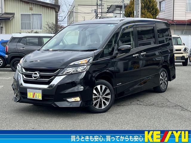 日産 セレナ ハイウェイスター　ＶセレクションＩＩ　禁煙車　１オーナー車【衝突軽減サポート＆レーンアシスト】クルーズコントロール　両側電動スライドドア【フリップダウンモニター＆純正ＳＤナビ】アラウンドビューモニター＆パーキングアシスト　オートハイビーム