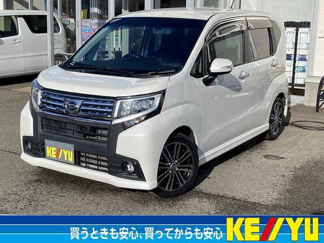 ダイハツ ムーヴ カスタム　ＲＳ　ＳＡ　４ＷＤ　禁煙車　【ユピテル社製ドライブレコーダー】　【バックカメラ　ＣＤ　ＤＶＤ　フルセグＴＶ】　アイドリングストップ　横滑り防止装置　コーナーセンサー　衝突被害軽減装置