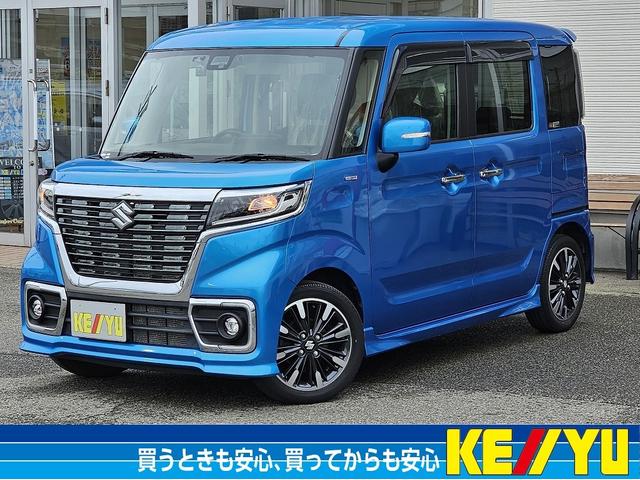 ハイブリッドＸＳ　禁煙車　４ＷＤ【社外７インチナビ】ＣＤ＆ＤＶＤ＆Ｂｌｕｅｔｏｏｔｈ【両側電動スライドドア】ハーフレザーシート【シートヒーター】【衝突軽減サポート＆レーンアシスト＆コーナーセンサー】ＬＥＤヘッドライト