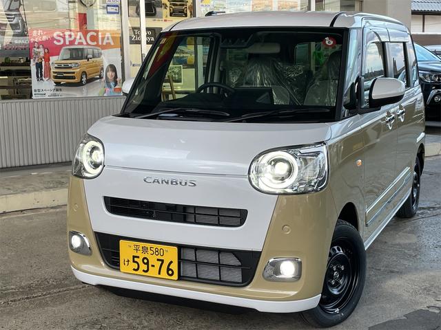 ダイハツ ムーヴキャンバス ストライプスＧ　４ＷＤ　ＥＴＣ　バックカメラ