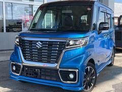 スズキ　スペーシアカスタム　ハイブリッドＸＳ　４ＷＤ　ＥＴＣ　バックカメラ