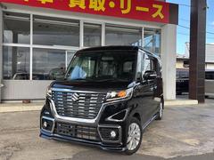 スペーシアカスタム ハイブリッドGS 4WD 両側スライド・片側電動 ナビ TV クリアランスソナー レーンアシスト 衝突被害軽減システム オートライト LEDヘッドランプ スマートキー アイドリングストップ シートヒーター ベンチシート 中古車画像