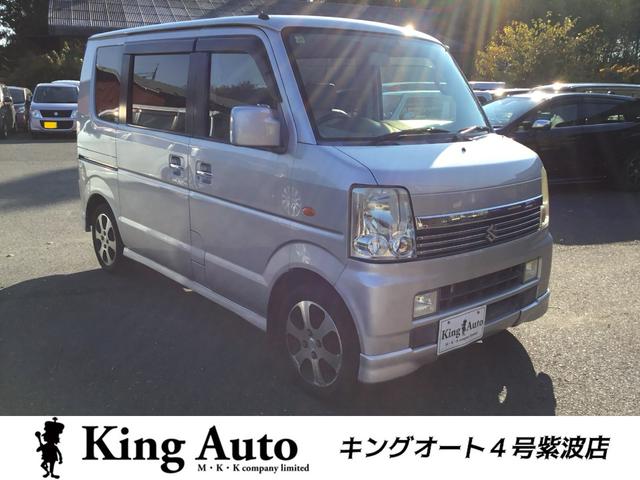 エブリイワゴン(スズキ) ＰＺターボ　４ＷＤ　ナビ　ＴＶ　左側パワースライドドア　シートヒーター 中古車画像