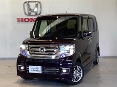ホンダ　Ｎ−ＢＯＸカスタム　ＧＳＳパッケージ　光触媒抗菌消臭施工済　ナビ　障害物センサー