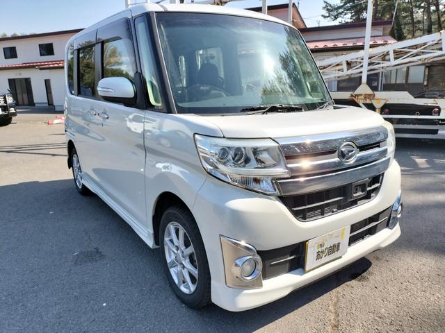 ダイハツ タント カスタムＸ　ＳＡ　４ＷＤ　パナソニックＨＤＤナビ