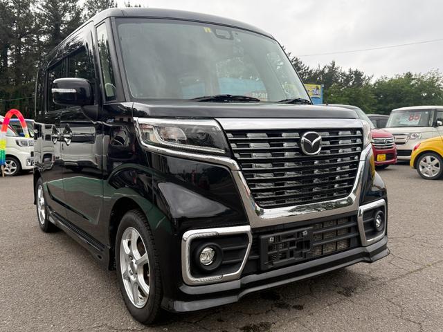 フレアワゴンカスタムスタイル(マツダ) ４ＷＤ　ハイブリッドＸＳ　純正ナビ、ＣＤ／ＤＶＤ、ＴＶワンセグ、レーンアシスト、パークアシスト、アイ 中古車画像