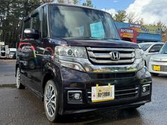 N-BOXカスタム 4WDG・ターボLパッケージ ナビ付けます、両側電動スライドドア、オ-トライト、HIDライト、スマ-トキ-、シ-トヒータ、アルミホイール付き、アイドリングストップ、電動格納ミラー、タ-ボ 中古車画像