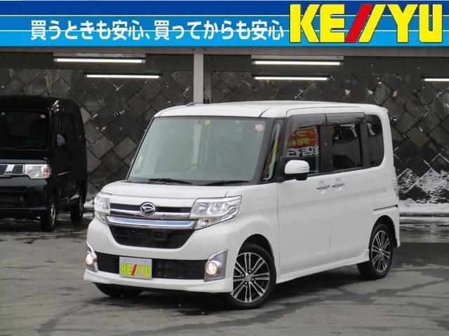 カスタムRS スマートセレクションSA 4WD 寒冷地仕様 禁煙 衝突軽減サポート 両側電動スライドドア 純正SDナビ&バックカメラ&1セグTV&DVD再生&ブルートゥース&HDMI接続 ETC LEDヘッドライト&フォグ スマートキー 純正アルミホイール(1枚目)