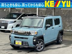 ダイハツ　タフト　Ｇターボ　ダーククロムベンチャー　４ＷＤ■届出済未使用車■　■新品ナビ取付■寒冷地仕様■スマートクルーズパック■パノラマモニター対応カメラ■衝突軽減サポート＆前後誤発進抑制機能＆コーナーセンサー