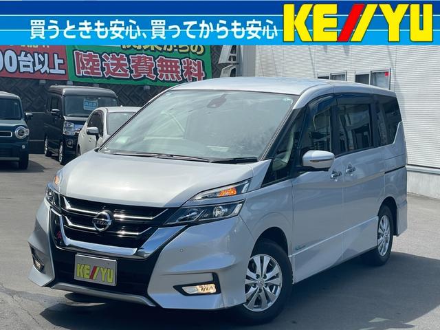 日産 セレナ ハイウェイスター　４ＷＤ■寒冷地仕様■プロパイロット搭載■　禁煙■１オーナー■夏冬タイヤセット有り■衝突軽減サポート／追従クルーズ／コーナーセンサー／両側電動スライド／社外８インチメモリナビ／全方位カメラ／フルセグＴＶ／ＤＶＤ再生／ブルートゥース／ＬＥＤライト