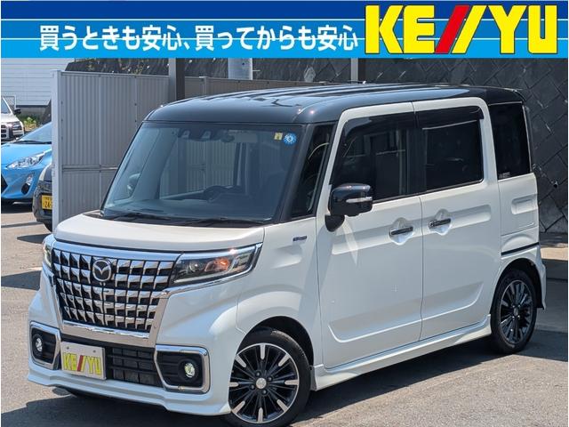 ハイブリッドＸＴ　ターボ　４ＷＤ■寒冷地仕様■純正エンスタ■　禁煙車■１オーナー■衝突軽減サポート／追従クルーズ／コーナーセンサー／両側電動スライドドア／シートヒーター／全方位カメラ付き８インチナビ／フルセグＴＶ／ＤＶＤ再生／ブルートゥース／ＥＴＣ／純正アルミ