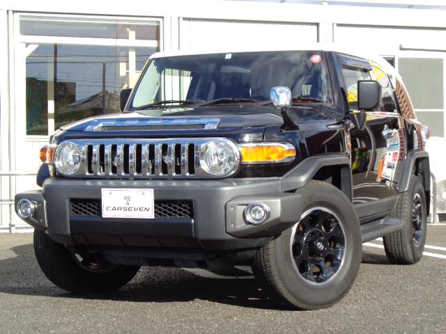 トヨタ ＦＪクルーザー ブラックカラーパッケージ　４ＷＤ　バックカメラ　クリアランスソナー