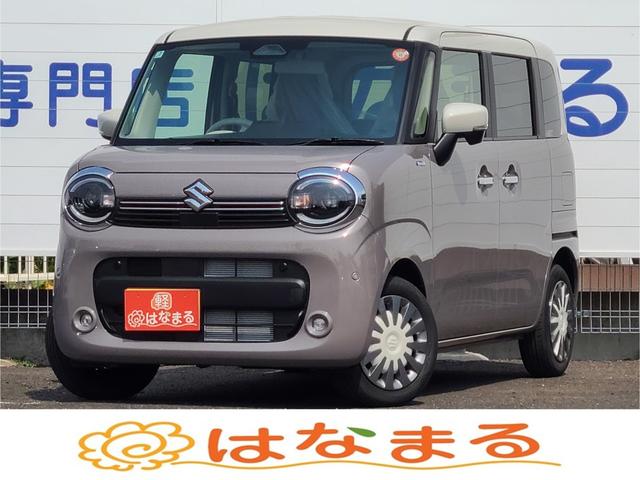 ワゴンＲスマイル ハイブリッドＸ　☆届出済未使用車☆　両側電動スライドドア☆シートヒーター☆アダプティブクルーズコントロール☆レーンアシスト☆衝突被害軽減システム☆障害物センサー☆ＬＥＤヘッドランプ（1枚目）
