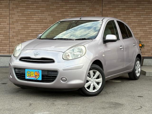 マーチ(日産) １２Ｇ　保証付　禁煙車　外品ナビ　地デジＴＶ　スマートキー　プッシュスタート　ＥＴＣ　Ａ−ＳＴＯＰ　オートエアコン　オートライト　純正ホイール 中古車画像