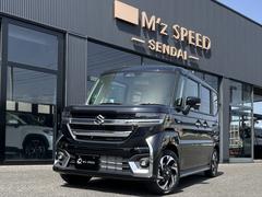 スズキ　スペーシアカスタム　ハイブリッドＸＳ　２ＷＤ　全方位モニター付９インチメモリーナビ　スズキコネクト対応