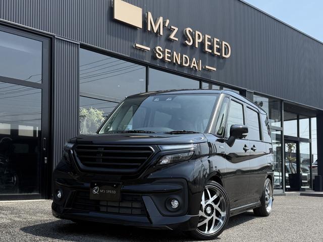 ハイブリッドＭＶ　２ＷＤ　エムズスピードコンプリートカー　ダウンサスＶｅｒ　１７インチエムズスピードホイール　全方位モニター付９インチメモリーナビ　両側電動スライドドア　ＺＥＵＳフロントグリル　シートヒーター
