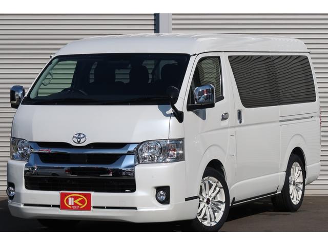 トヨタ ハイエースワゴンgl 4wd 寒冷地仕様 特選モリモリパッケージ ベッドキット リクライニング加工仕様登場 ワイドナビ 追加スピーカー 12インチフリップダウンモニター パネル ハンドル シフトノブ シートカバーの中古車 車体価格375 8万円 新車年式 走行 トヨタ ハイエースワゴンgl 4wd 寒冷地仕様 特選モリモリパッケージ ベッドキット リクライニング加工仕様登場 ワイドナビ 追加スピーカー 12インチフリップダウンモニター パネル ハンドル シフトノブ シートカバーの中古車 車体価格375 8万円 新車年式 走行