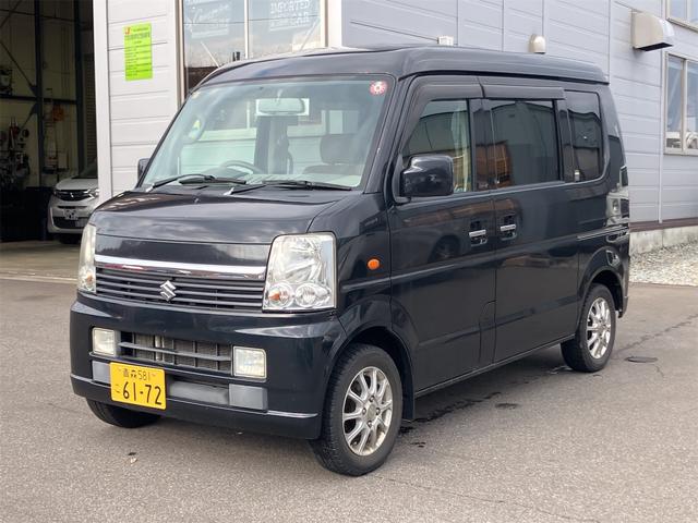 エブリイワゴン(スズキ) ＪＰターボ　４ＷＤ　ＥＴＣ　両側スライドドア　キーレスエントリー　電動格納ミラー　シートヒーター　ＡＴ　盗難防止システム　ＡＢＳ　ＣＤ　アルミホイール　衝突安全ボディ　エアコン　パワーステアリング 中古車画像