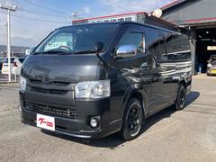 ハイエースバン ロングスーパーGL スーパーGL ETC バックカメラ ナビ TV 両側スライドドア 電動格納ミラー AT アルミホイール CD USB Bluetooth 100V電源 中古車画像