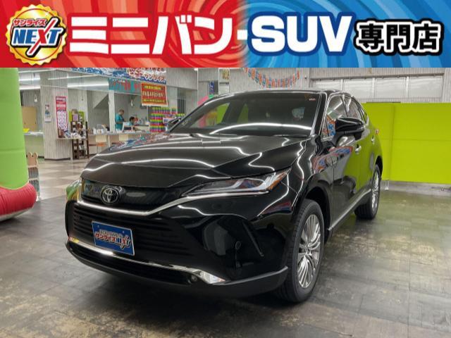 トヨタ ハリアー Ｚ　レザーパッケージ　４ＷＤ　登録済未使用車　電動リアゲート　レーンアシスト　ＬＥＤヘッドランプ　シートヒーター　シートエアコン　パワーシート　革シート　ＵＳＢ入力端子　バックカメラ