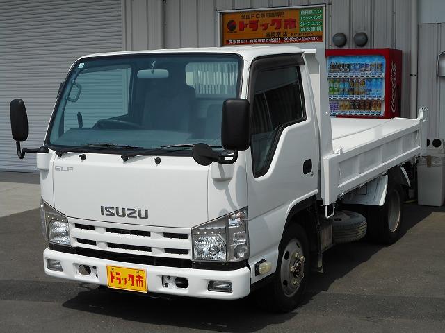 いすゞ エルフトラック フルフラットローダンプ　２トンダンプ　低床　４ＷＤ