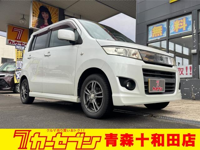 ワゴンＲスティングレー(スズキ) Ｘ　４ＷＤ　ワンセグナビ　エンジンスターター　ＥＴＣ　　シートヒーター　スマートキー　プッシュスタート　ユーザー買取車 中古車画像