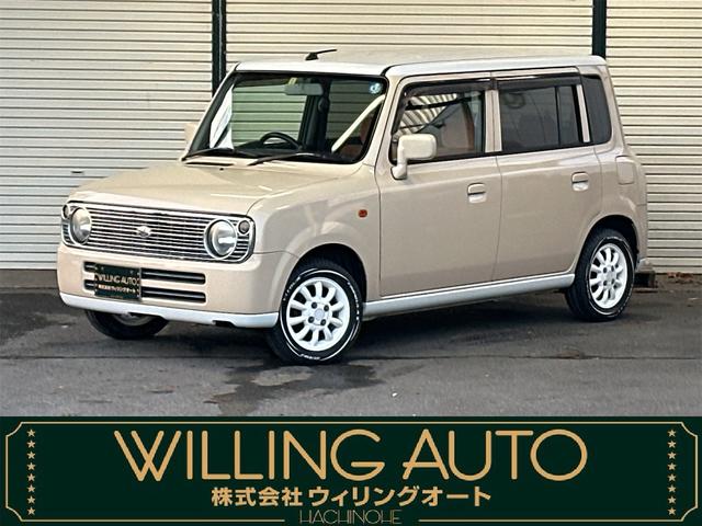 アルトラパン(スズキ) Ｌ　４ＷＤ　キーレス　エンジンスターター　新品ホワイトレタータイヤ　シートヒーター　ホワイト／ベージュ 中古車画像