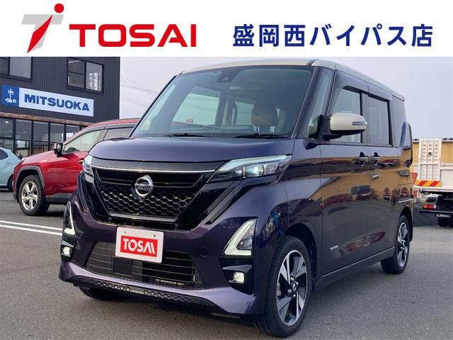 ルークス(日産) ハイウェイスター　Ｇターボプロパイロットエディション　４ＷＤ　ターボ　プロパイロット　エマージェンシーブレーキ　純正９インチフルセグナビ　Ｂｌｕｔｅｔｏｏｔｈ接続　全方位モニター　両側自動ドア　シートヒーター　ＬＥＤオートライト　ステアスイッチ　純正ＡＷ 中古車画像