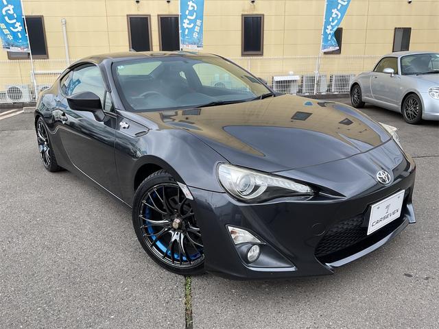 ８６ ＧＴ　走行距離無制限１年保証付き助手席側に傷凹みあり現状渡しです走り込みベースにいかがでしょう？ＢＬＩＴＺ車高調＆インテークパイプ　ＨＫＳマフラー　ＷＥＤＳ１８インチアルミホイール（1枚目）
