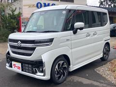 スペーシアカスタム ハイブリッドXSターボ 全周囲カメラ 両側電動スライドドア ナビ TV クリアランスソナー オートクルーズコントロール 衝突被害軽減システム オートライト LEDヘッドランプ スマートキー 電動格納ミラー CVT 中古車画像
