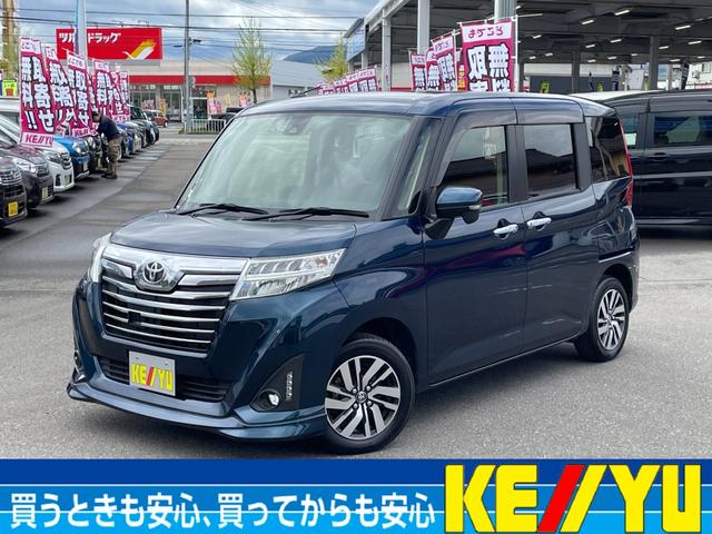 トヨタ ルーミー カスタムＧ　Ｓ　禁煙車【衝突被害軽減サポート＆レーンアシスト】クルーズコントロール　両側電動スライドドア【メモリーナビ】フルセグＴＶ＆Ｂｌｕｅｔｏｏｔｈ＆バックカメラ　シートヒーター　スマートキー＆プッシュスタート