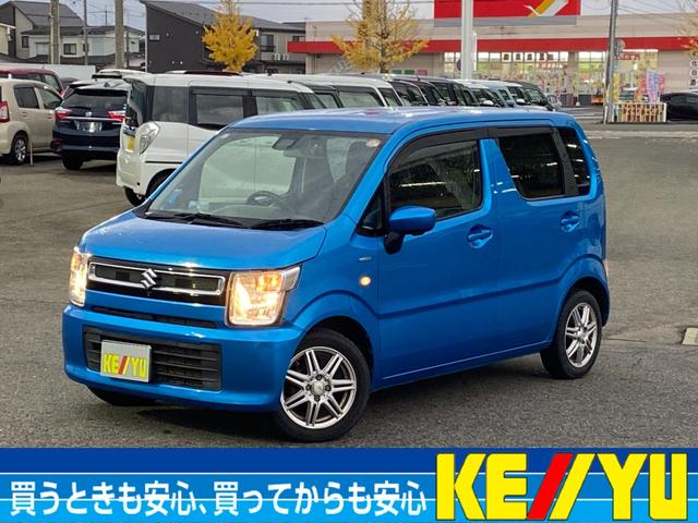 ワゴンＲ(スズキ) ハイブリッドＦＸ　４ＷＤ　禁煙車【衝突被害軽減ブレーキ＆レーンアシスト】【ディーラーオプションナビ＆フルセグＴＶ＆Ｂｌｕｅｔｏｏｔｈ＆全方位カメラ】オートマチックハイビーム　シートヒーター　ヘッドアップディスプレイ 中古車画像