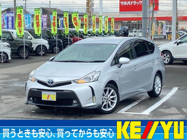 プリウスアルファ(トヨタ) Ｓツーリングセレクション　禁煙車　後期型【ディーラーオプションナビ＆フルセグＴＶ＆Ｂｌｕｅｔｏｏｔｈ＆バックカメラ】ＬＥＤヘッドライト　スマートキー＆プッシュスタート　ＥＴＣ車載器　横滑り防止装置　ステアリングリモコン 中古車画像