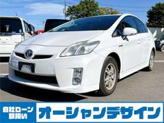 プリウス S 純正ナビ・TV・Bluetooth・バックカメラ・ETC・スマートキー・プッシュスタート・HID・オートライト・煙草臭無 中古車画像