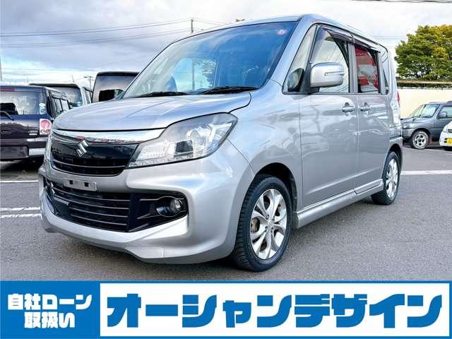 ソリオバンディット(スズキ) ＤＪＥ　両側パワースライドドア・ナビ・地デジ・Ｂｌｕｅｔｏｏｔｈ・レーダーブレーキサポート・ＥＴＣ・ＨＩＤ・フォグ・オートライト・スマートキー・プッシュスタート・煙草臭無 中古車画像