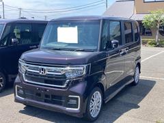 ホンダ　Ｎ−ＢＯＸカスタム　Ｌターボ　届け出済み未使用車　バックカメラ　両側電動スライドドア