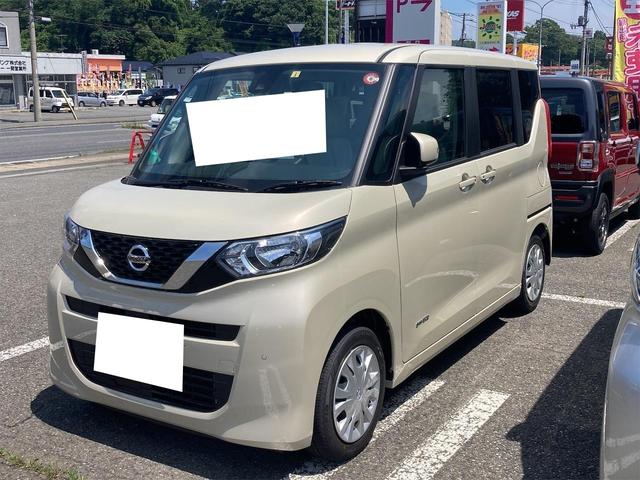 ルークス(日産) Ｘ　届け出済み未使用車　バックカメラ　両側スライド・片側電動　衝突被害軽減システム　オートライト　スマートキー 中古車画像