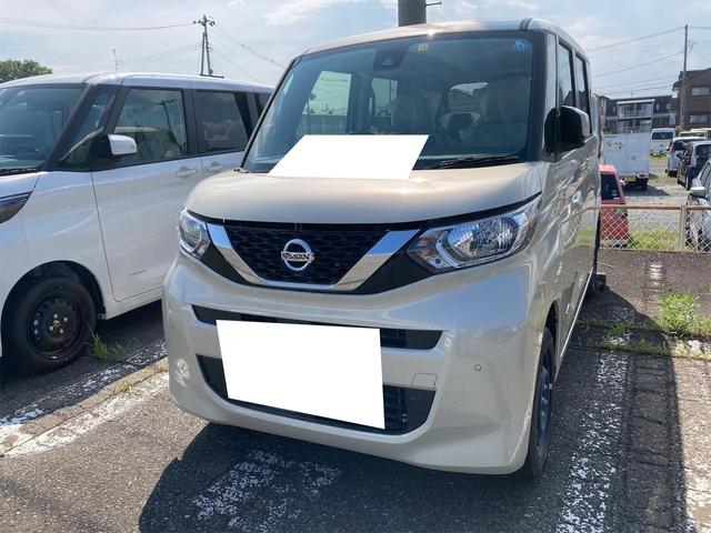 ルークス(日産) Ｘ　４ＷＤ　届け出済み未使用車　両側スライド・片側電動　衝突被害軽減システム　スマートキー　アイドリングストップ 中古車画像