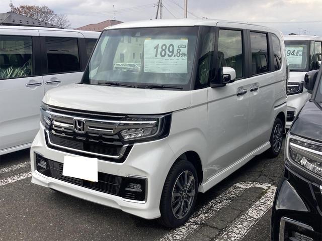 NBOXカスタム（ホンダ）Ｌ　４ＷＤ　バックカメラ　サイドカメラ　両側スライド・片側電動　クリアランスソナー　オートクルーズコントロール　レーンアシスト　衝突被害軽減システム　ＬＥＤヘッドランプ　スマートキー　アイドリングストップ 中古車画像