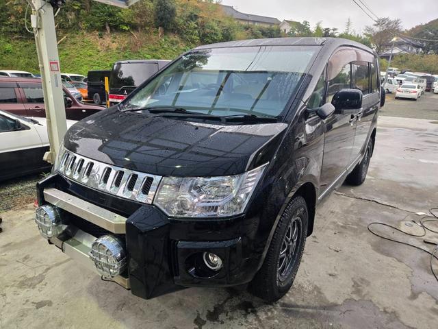 デリカD:5(三菱) D パワーパッケージ 車検整備付き 1年保証 4WD ディーゼル 両側パワスラ ナビ テレビ バックカメラ スマートキー 社外アルミ シートヒーター クルーズコントロール 中古車画像