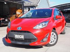 アクア S 車検整備付き 1年保証 ワンオーナー ナビ TV バックカメラ スマートキー×2 オートライト オートハイビーム フォグ 中古車画像