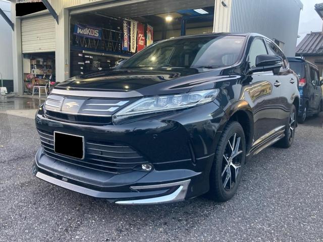 ハリアー(トヨタ) プレミアム　スタイルノアール　Aftermarketナビ　ＴＶ　バックカメラ　Ｂｌｕｅｔｏｏｔｈ接続　４ＷＤ　モデリスタエアロ　パワーバックドア　ドライブレコーダー　衝突被害軽減システム　オートクルーズ　クリアランスソナー　ＥＴＣ 中古車画像