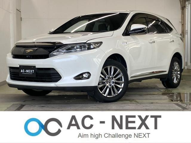 ハリアーハイブリッド(トヨタ) プレミアム　アドバンスドパッケージ　４ＷＤ　ＪＢＬサウンド　全周囲カメラ　ワイヤレス充電　アダプティブクルコン　ＬＥＤヘッドライト　パワーバックドア　ハーフレザー　ＣＤ　ＤＶＤ　Ｂｌｕｅｔｏｏｔｈ　レーンキープ　衝突軽減ブレーキ　ＥＴＣ 中古車画像