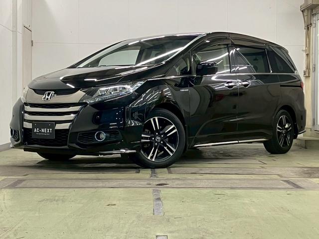 オデッセイハイブリッド(ホンダ) ハイブリッドアブソルート・ホンダセンシングＥＸパック　純正ナビ　純正フリップダウン　ＡＣ１００Ｖ１５００Ｗ電源　両側電動スライド　ＡＣＣ　ＬＥＤヘッドライト　ブラインドスポット　バックカメラ　フルセグ　ＣＤ　ＤＶＤ　Ｂｌｕｅｔｏｏｔｈ　衝突軽減ブレーキ 中古車画像