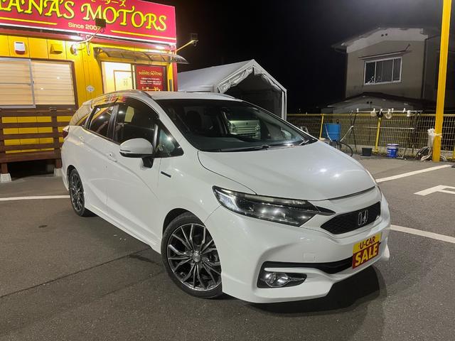 シャトル(ホンダ) ハイブリッドＺ　１年保証付　４ＷＤ　ナビ・ＴＶ　Aftermarket１７インチアルミ　ダウンサス取付済み　純正サス取付可　スペアキー　バックカメラ 中古車画像