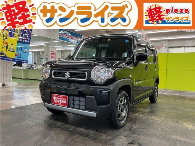 ハイブリッドＧターボ　４ＷＤ　衝突被害軽減ブレーキ　キーレスエントリー　シートヒーター　オートエアコン　純正アルミ　ステアリングリモコン　アイドリングストップ(1枚目)