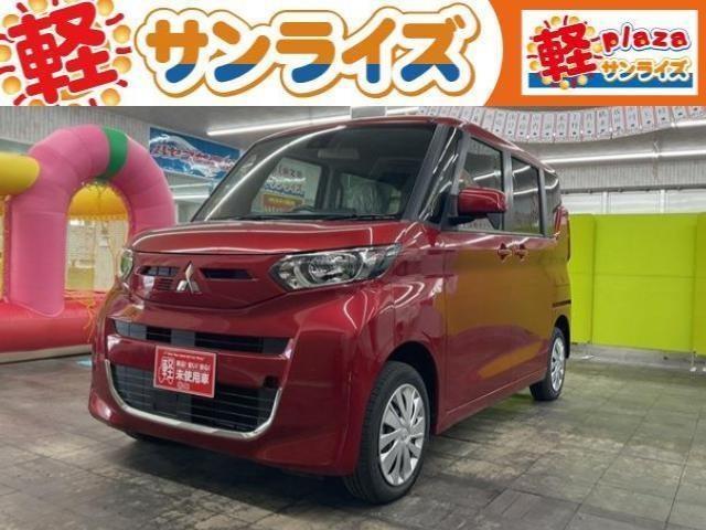 Ｍ　４ＷＤ　届出済未使用車　両側スライドドア　衝突被害軽減システム　盗難防止システム　衝突安全ボディ　クリアランスソナー　シートヒーター　オートライト