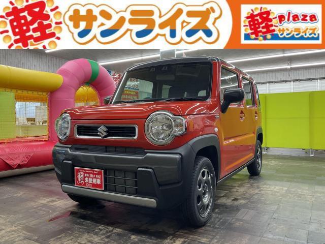 ハイブリッドＧ　届出済未使用車　４ＷＤ　盗難防止システム　衝突被害軽減システム　アイドリングストップ　スマートキー　クリアランスソナー　シートヒーター　エアーバック